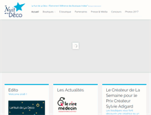 Tablet Screenshot of lanuitdeladeco.com